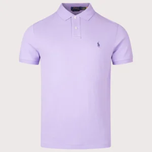Custom Slim Fit Mesh Polo Shirt