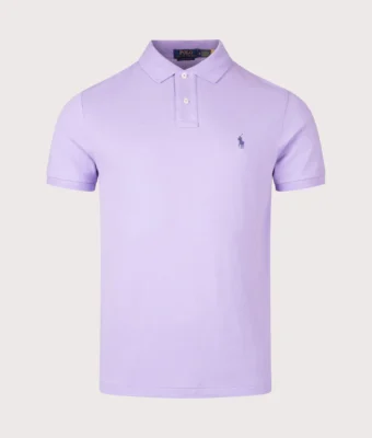 Custom Slim Fit Mesh Polo Shirt