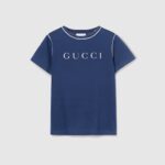 Children's printed cotton Blue T-shirt