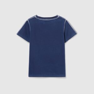Children's printed cotton Blue T-shirt