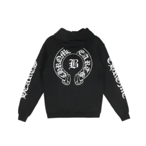 Bella Hadid Chrome Hearts Black Hoodie