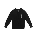 Black Chrome Hearts Zip Up Hoodie
