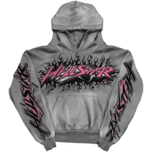 Grey Hellstar Hoodie