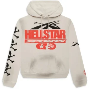 Hellstar If You Dont Like Us Beat Us White Hoodie