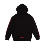 Chrome Heart Red Dagger Logo Zip Up Hoodie