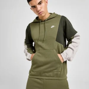 Nike Club Fleece Colour Block Hoodie